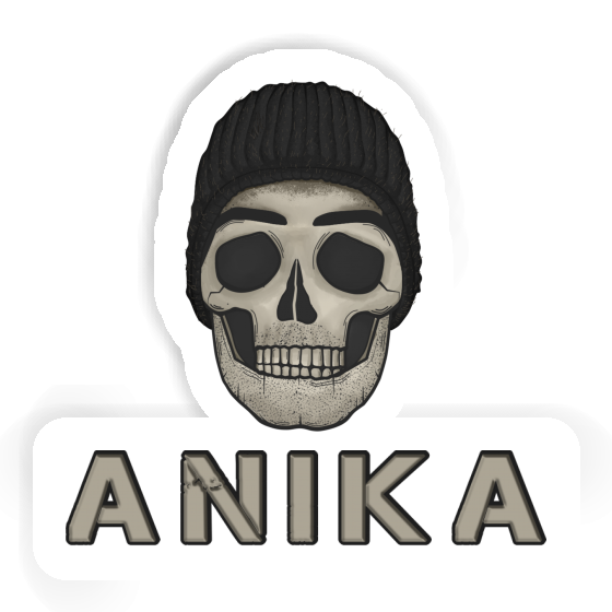 Anika Sticker Totenkopf Laptop Image