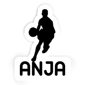 Aufkleber Anja Basketballspieler Image