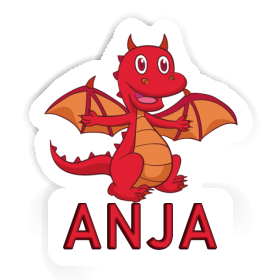 Sticker Baby-Drache Anja Image