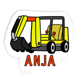 Sticker Minibagger Anja Image