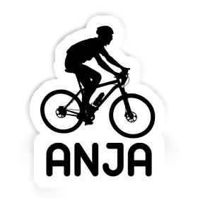 Sticker Anja Biker Image