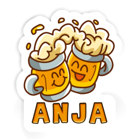 Anja Sticker Beer Image