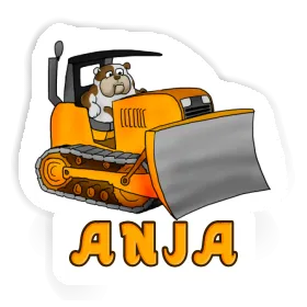 Anja Sticker Bulldozer Image