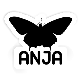 Anja Aufkleber Schmetterling Image