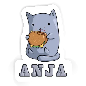 Anja Sticker Hamburger-Katze Image