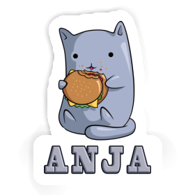 Anja Sticker Hamburger-Katze Image