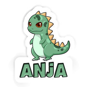 Aufkleber Dino Anja Image