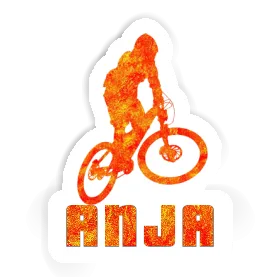 Sticker Anja Downhiller Image