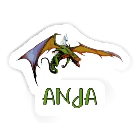 Anja Sticker Drache Image