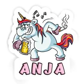 Anja Sticker Party Unicorn Image