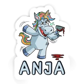 Sticker Weinhorn Anja Image