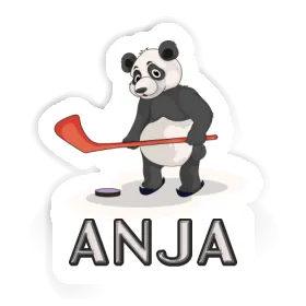 Aufkleber Anja Panda Image