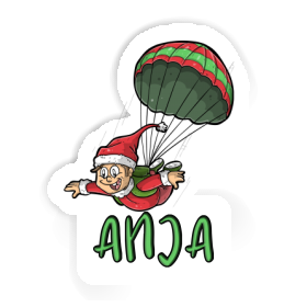 Anja Sticker Fallschirmspringer Image