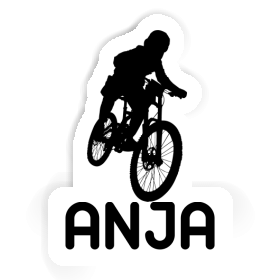 Sticker Anja Freeride Biker Image