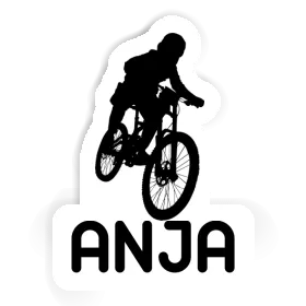 Sticker Anja Freeride Biker Image