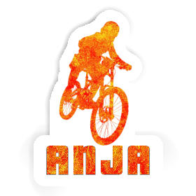 Freeride Biker Sticker Anja Image