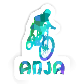 Sticker Freeride Biker Anja Image
