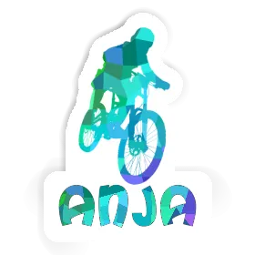 Sticker Freeride Biker Anja Image