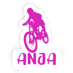 Sticker Anja Freeride Biker Image