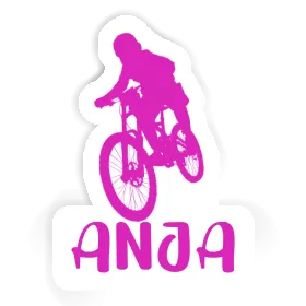 Sticker Anja Freeride Biker Image