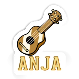 Aufkleber Anja Gitarre Image
