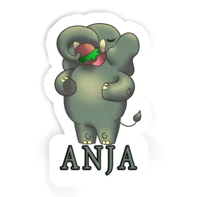 Anja Sticker Elefant Image