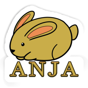 Aufkleber Hase Anja Image