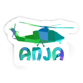 Sticker Anja Helikopter Image
