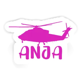 Sticker Helikopter Anja Image