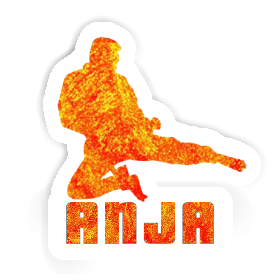 Anja Sticker Karateka Image