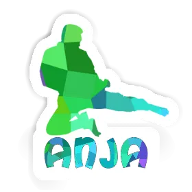 Anja Sticker Karateka Image