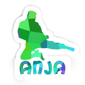 Anja Sticker Karateka Image