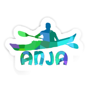 Anja Sticker Kajakfahrer Image