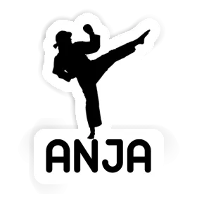 Aufkleber Karateka Anja Image