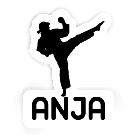 Aufkleber Karateka Anja Image