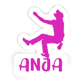 Sticker Kletterer Anja Image