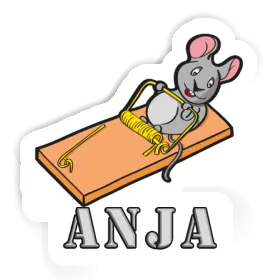 Aufkleber Maus Anja Image