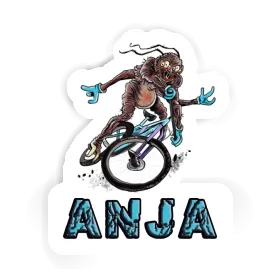 Aufkleber Anja Biker Image