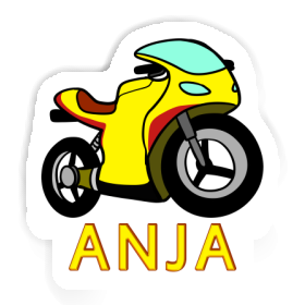 Aufkleber Motorrad Anja Image