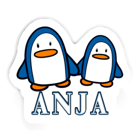 Pinguin Aufkleber Anja Image