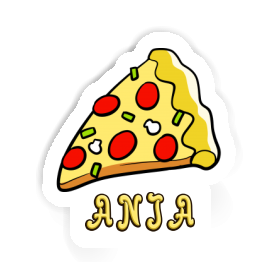 Anja Aufkleber Pizza Image