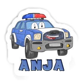 Anja Sticker Polizeiauto Image
