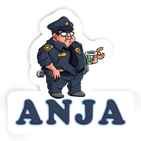 Polizist Sticker Anja Image