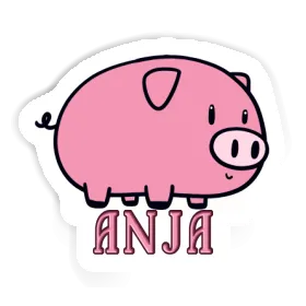 Sticker Anja Schwein Image