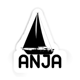 Aufkleber Anja Segelboot Image