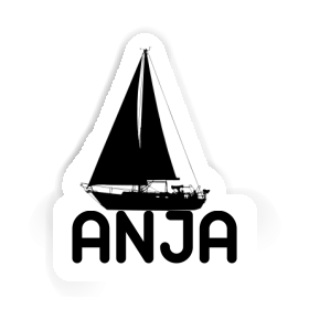 Aufkleber Anja Segelboot Image