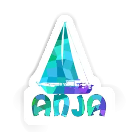 Anja Sticker Segelboot Image
