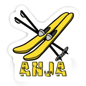 Sticker Anja Ski Image