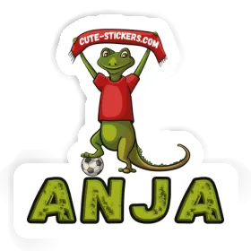 Sticker Anja Eidechse Image
