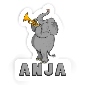 Sticker Elefant Anja Image